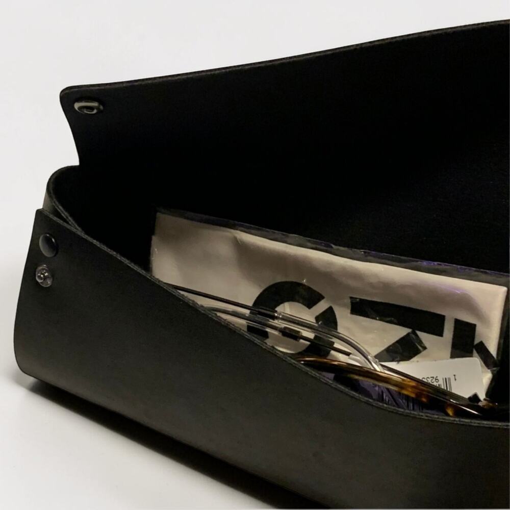 Kenzo Havana Tortoise Square Sunglasses Blue Gray Lens Slim Arms Italy UV400 NWT - Picture 5 of 7
